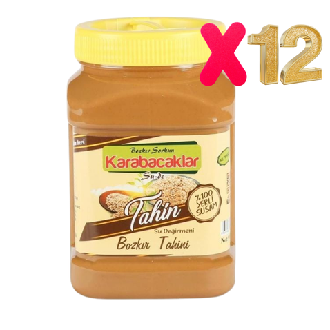 Karabacak KepeksizTahin 930 gr 12 Adet